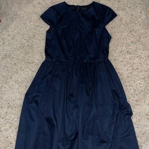 Theory Poplin Cap Sleeve Dress Size 12